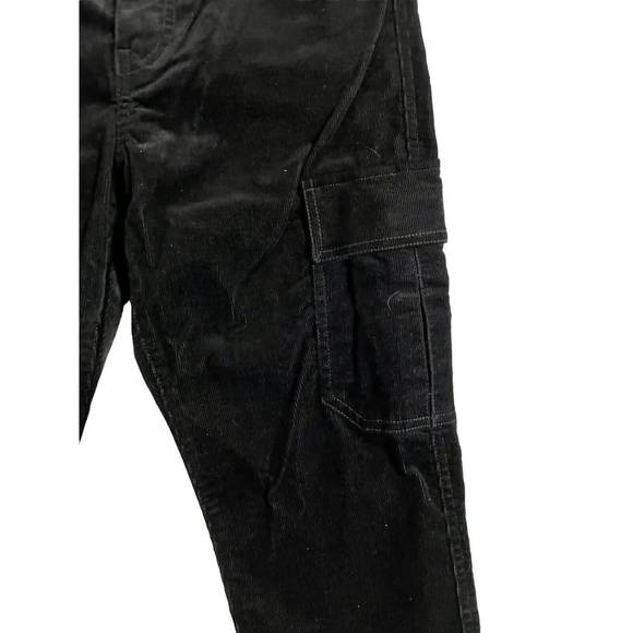 NEW VINCE women's corduroy skinny leg pockets high rise slim pants in black - Picture 5 of 5